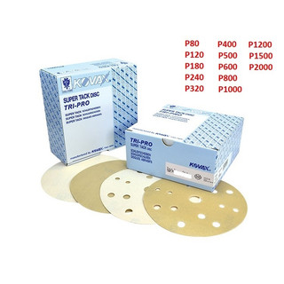 Giấy Nhám Tròn 6 inch (150mm) Kovax Nhật Bản - Đĩa Giáp Dán Chà Nhám Từ P60 Đến P400 SONQUANGPHU8856