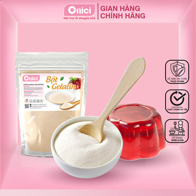 Bột gelatin (100gr) làm dông chè khúc bạch BẾP CỦA MẸ ONICI