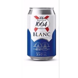 1 lon bia Blanc 330ml - Lon