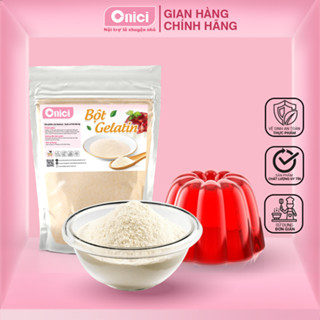 Bột gelatin làm đông dùng làm chè khúc bạch Bếp của mẹ Onici 500gram