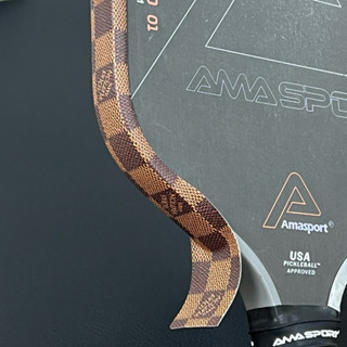 dán skin viền vợt Pickleball vân da 3M USA cao cấp (bộ 4 miếng ghép dán vừa 1 chiếc vợt)