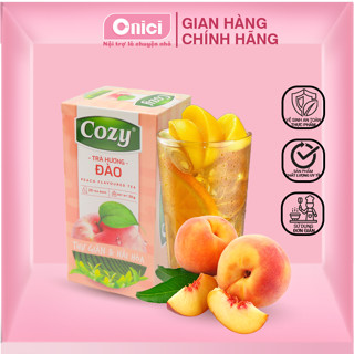 Trà Đào Cozy túi lọc 25 gói x 2g (50gram) BẾP CỦA MẸ ONICI