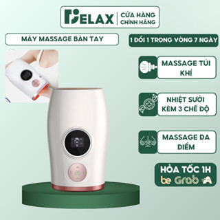 Máy Massage Bàn Tay DELAX, Máy Trị Liệu Cổ Tay Mát Xa Chườm Nóng Ngón Tay Dành Cho Người Nhức Khớp, Giảm Đau Nhức Mỏi
