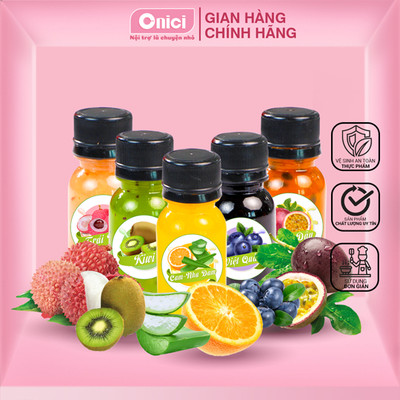 Combo sinh tố Berino, sốt thêm pannacotta ONICI chai 70ml