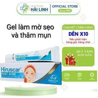  Gel làm mờ sẹo mụn thâm mụn Hiruscar Post Acne 