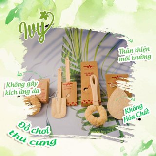 Bộ Dụng Cụ Rửa Chén Bát Ly Tách Xơ Mướp Vi Lâm - Giúp Bếp Sạch Mỗi Ngày