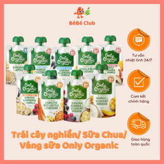 Trái cây nghiền/ Sữa Chua/ Váng sữa Only Organic 4M / 6M / 8M