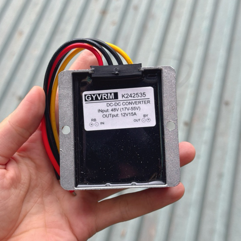 Bộ chuyển đổi nguồn điện 48V xuống 12V 15A chống nước