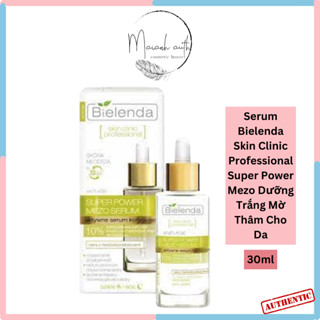 Serum Bielenda dành cho da mụn, lão hoá Super Power Mezo 10% Almond Acid (Xanh lá) - 30ml