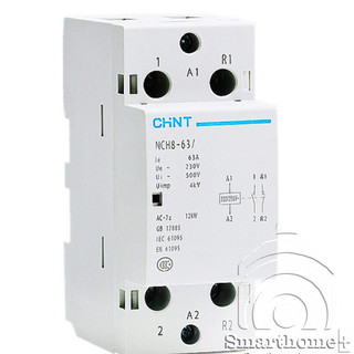 Khởi động từ contactor 1 pha 63a 2p chint nch8-63/20