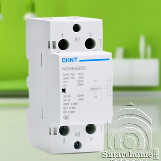 Khởi Động Từ Contactor 1 Pha 63A 2P Chint NCH8-63/20