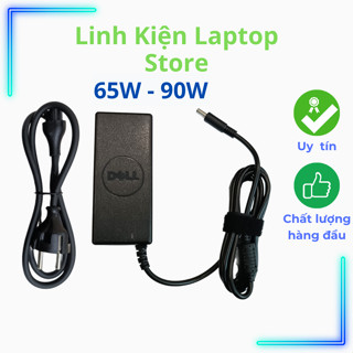Sạc Laptop Dell 19.5V - 3.34A / 4.62A cho Dell Vostro Latitude Inspiron XPS - Adapter Dell New - Charger 65W 90W