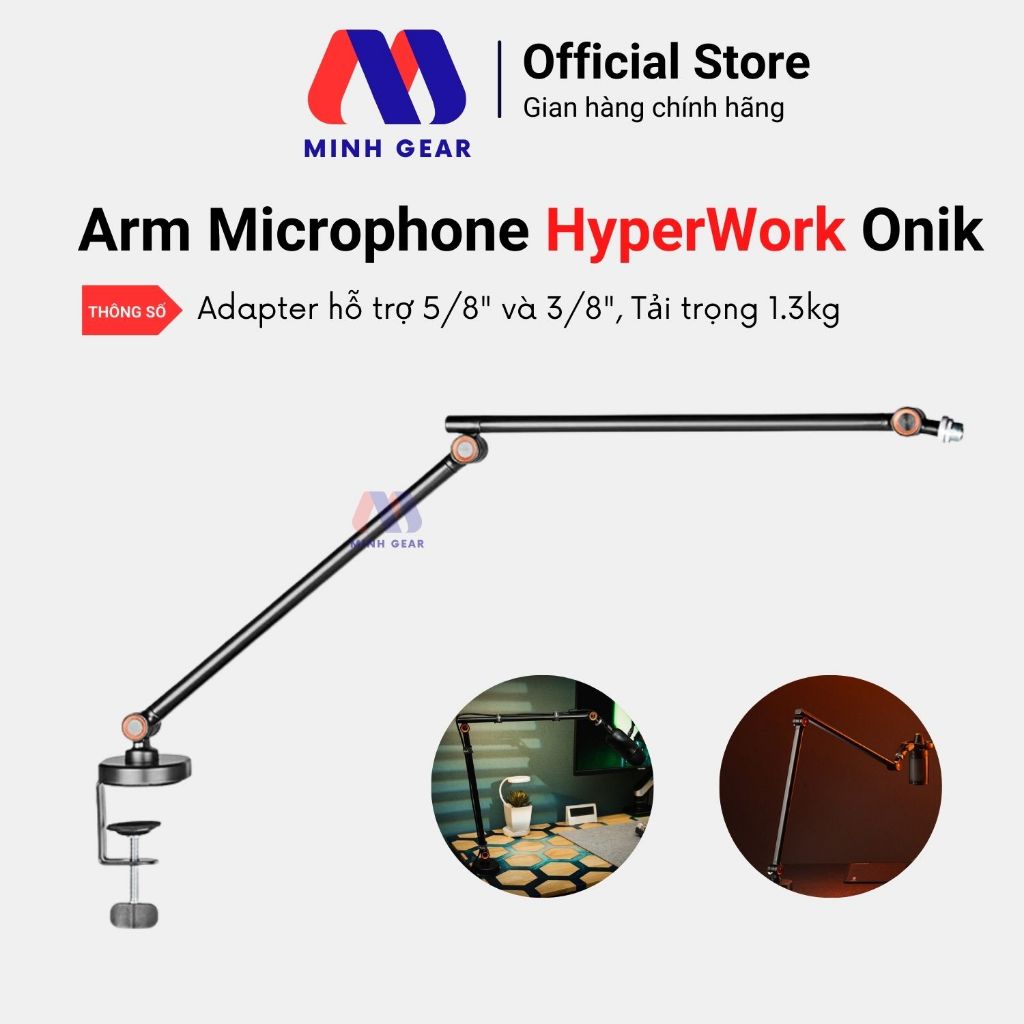 Giá đỡ Microphone HyperWork Onik (Hàng Chính Hãng)