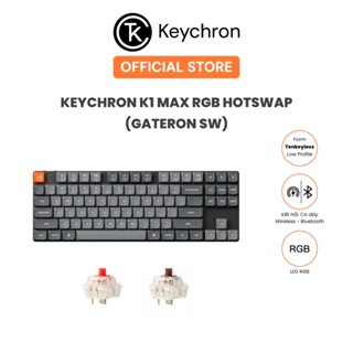 Bàn phím cơ không dây Keychron K1 Max RGB Hotswap (Gateron Sw)