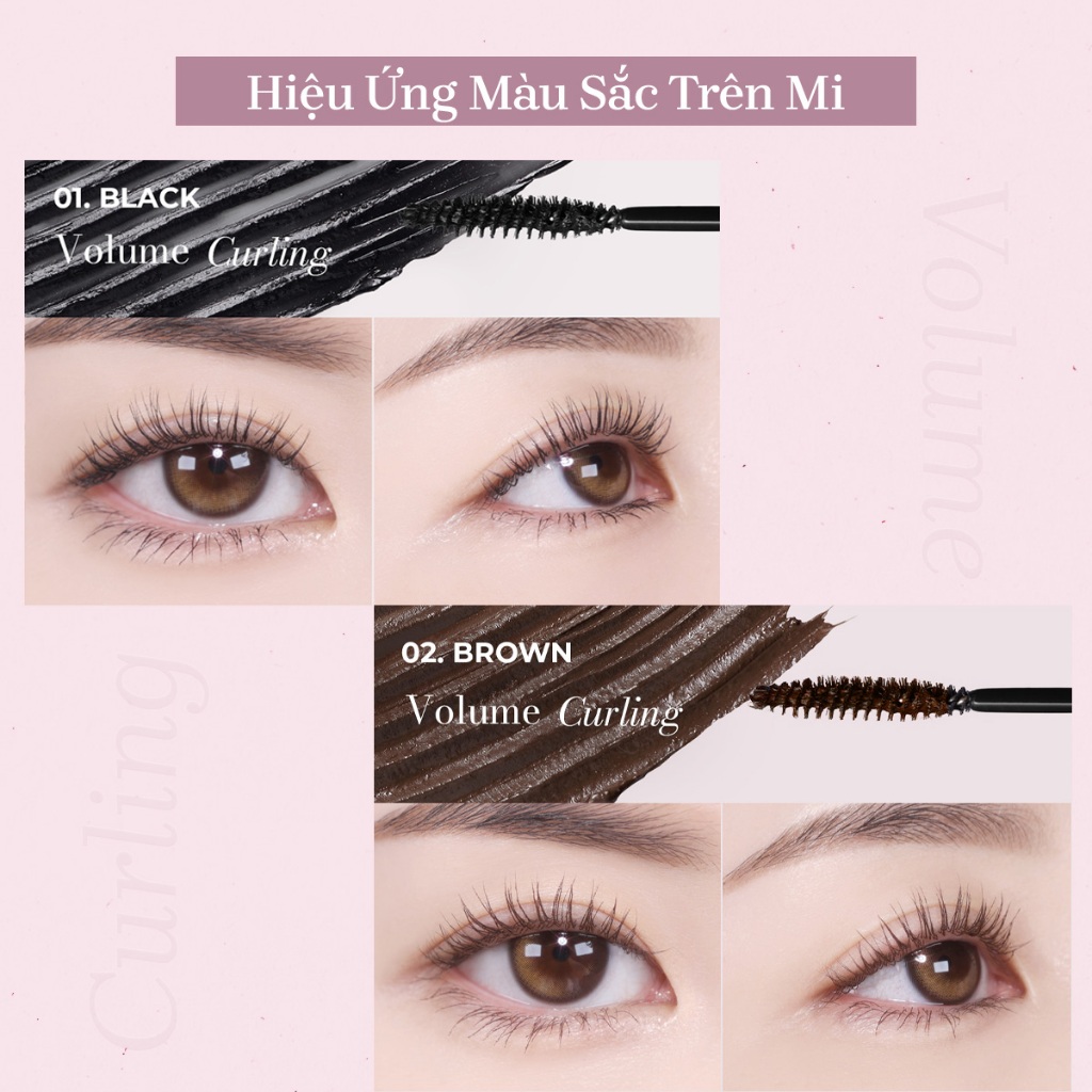 [SĂN DEAL KHAI XUÂN] Mascara Chuốt Dày Mi Định Hình Mi Tốt mude Inspire Volume Curling Mascara (10ml & 8ml) | BigBuy360 - bigbuy360.vn