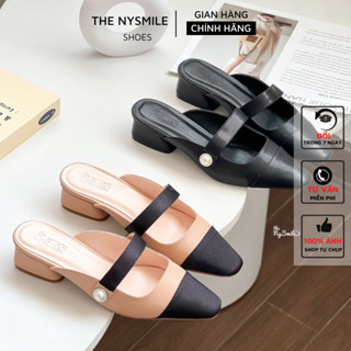 Dép sục mũi nhọn quai 5p sang chảnh , giày nữ xinh - THENYSMILE - LOYA