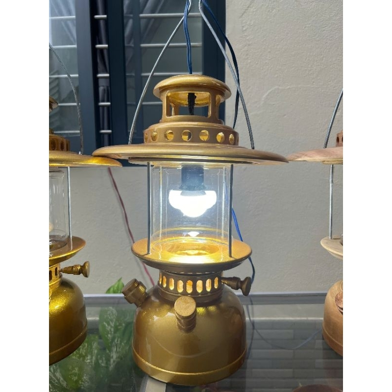 Đèn Măng Xông | Đèn măng xông cắm trại bằng gỗ nguyên khối Đèn măng xông cổ điển trang trí quán hàng