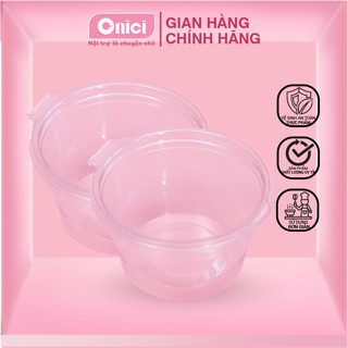 Hủ sốt nhựa nắp liền 50 cái đựng panna cotta, nước chấm Bếp Của mẹ ONICI size 2oz 60ml
