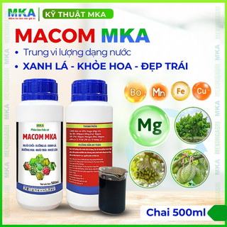  Macom MKA phân bón magie combi dạng nước xanh lá dưỡng hoa và đẹp trái 