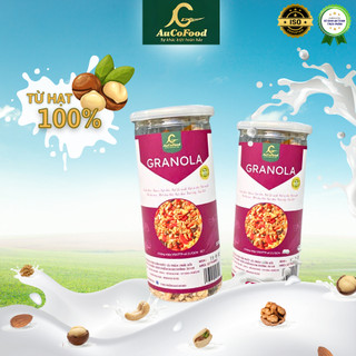 Granola siêu hạt có macca Ngũ cốc ăn kiêng giảm cân hộp 500g thơm ngon bổ sung dinh dưỡng 