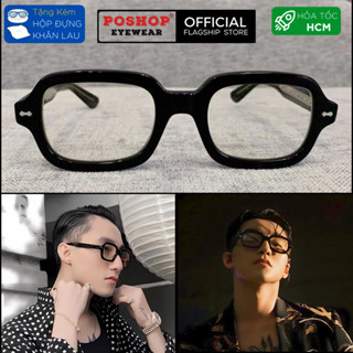 Gọng kính cận gọng vuông thời trang nam Sơn Tùng POSHOP Kính mát cao cấp sang trọng ST01
