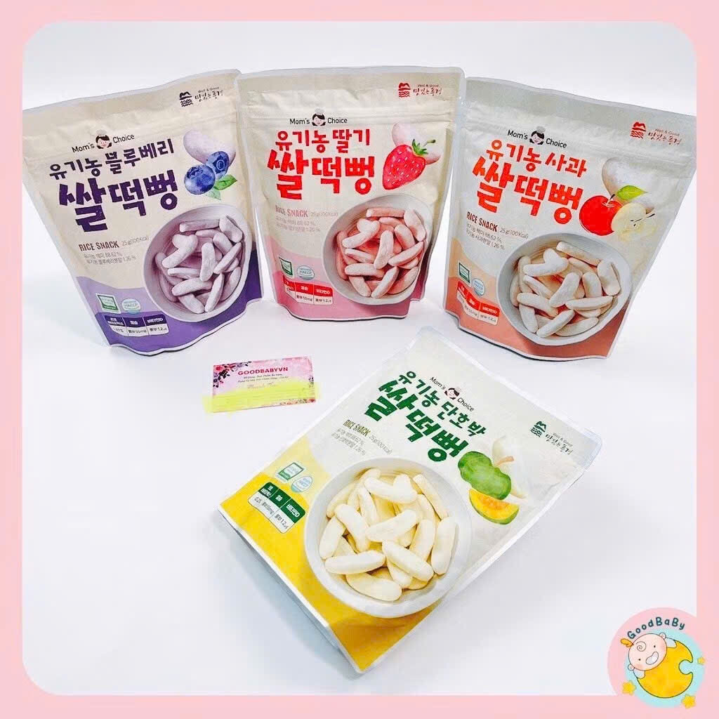 Bánh gạo Mom's Choice Hàn Quốc cho bé ăn dặm bổ dưỡng Goodbabyvn