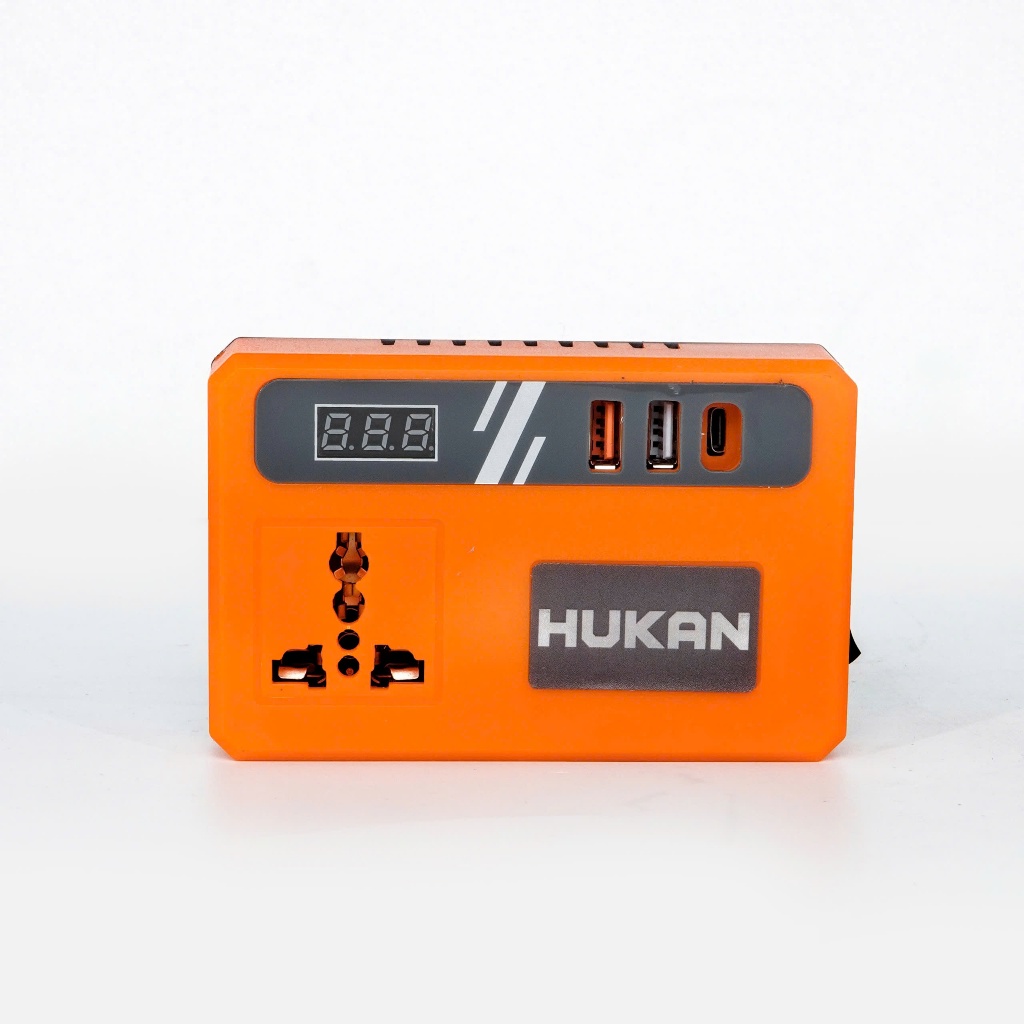 Đế chuyển đổi nguồn điện HUKAN G1-BCN0214, Màn led hiển thị điện áp, sạc điện thoại...