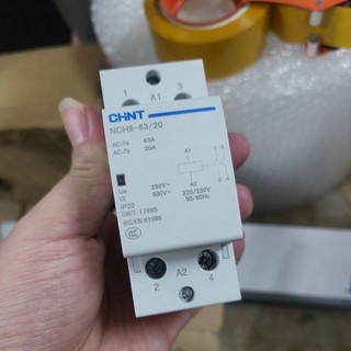 Khởi Động Từ Contactor 1 Pha 63A 2P Chint NCH8-63/20