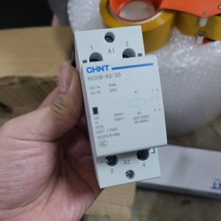 Khởi Động Từ Contactor 1 Pha 63A 2P Chint NCH8-63/20