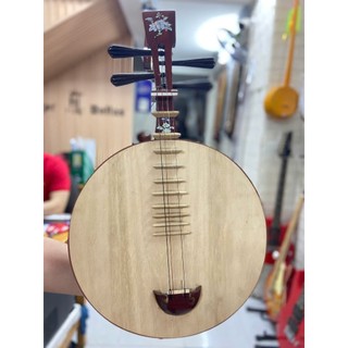 Đàn tứ tròn gỗ hương đỏ khảm trai