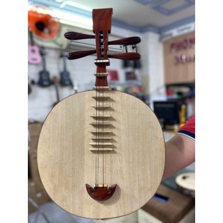 Đàn tứ tròn gỗ hương đỏ khảm trai