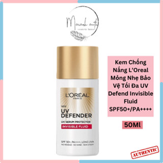 Kem chống nắng Loreal Paris UV Defender Serum SPF50+/PA++++ L’Oreal thoáng da mỏng nhẹ bảo vệ tối đa 20x - 50ml
