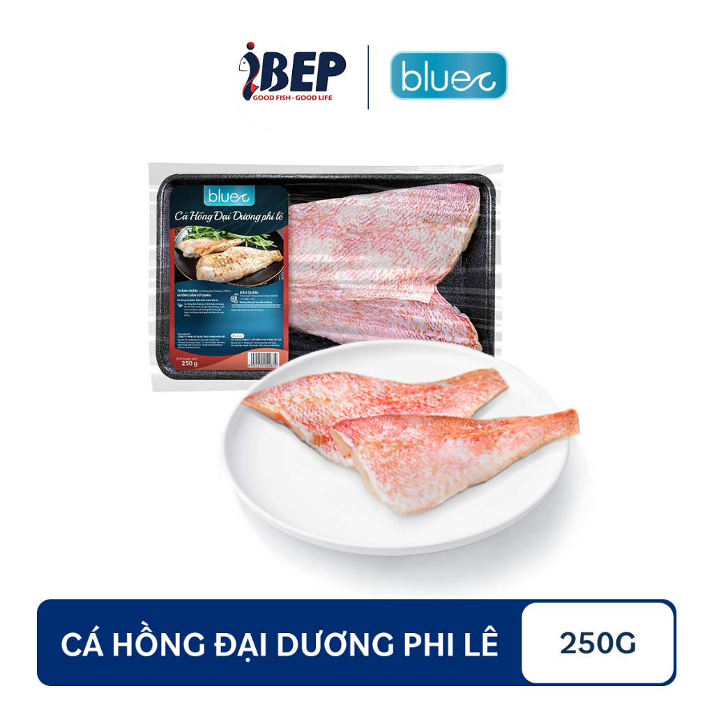 [HCM] Cá hồng đại dương phi lê Blue 250g