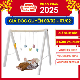 Kệ chữ A cho bé - Đồ chơi trí tuệ và vận động cho bé sơ sinh