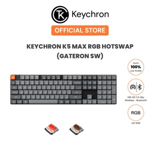 Bàn phím cơ không dây Keychron K5 Max RGB Hotswap (Gateron Sw)