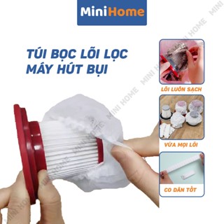 Túi Bọc Lõi Lọc Máy Hút Bụi (1 túi 100 cái) – Dễ Vệ Sinh, Tăng Tuổi Thọ Lõi Lọc, Phù Hợp 99% Máy Hút Bụi