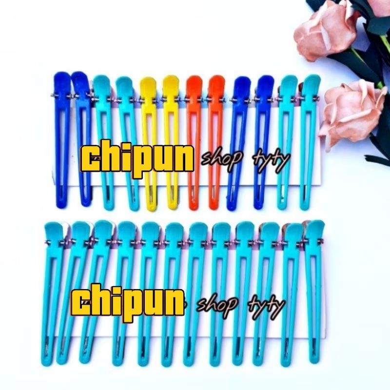 1 Bịch Kẹp Tóc Hình Mỏ Vịt Cạp Cạp