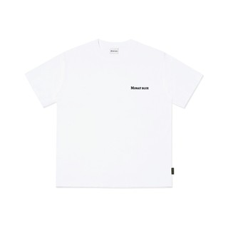 MONAT BLUE Tee Basic 24 - Áo thun basic in logo chất cotton unisex