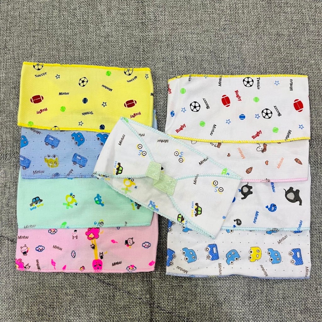 SALE LỖ Set 5 Mũ che thóp sơ sinh Mintu cho bé yêu / Nón trẻ em Mintuu
