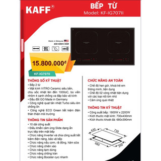 Bếp từ KAFF KF-IG707II