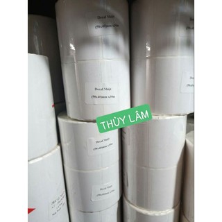 Giấy in tem cân điện tử 58*40mm - cuộn 30m