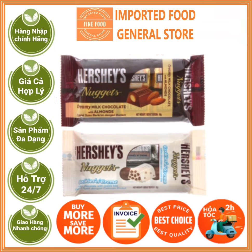 Kẹo Sô-cô-la Hershey's Nuggets 56g