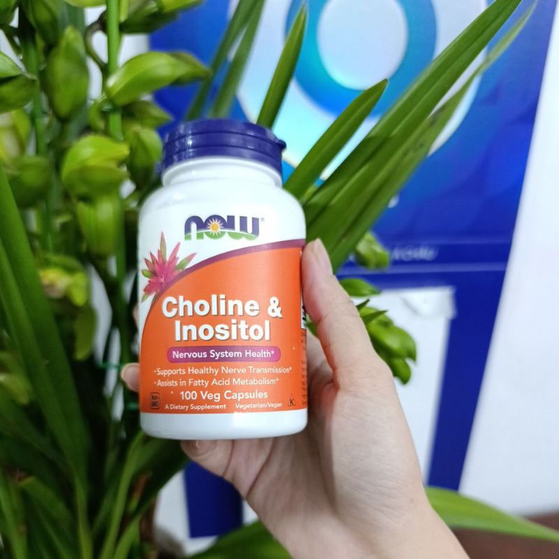 Now Choline & Inositol - Viên uống tăng cường hệ miễn dịch, cải thiện thiếu máu và tim mạch