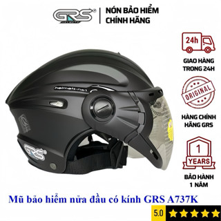  Mũ bảo hiểm nửa đầu có kính GRS A737K  có thể chọn mầu  