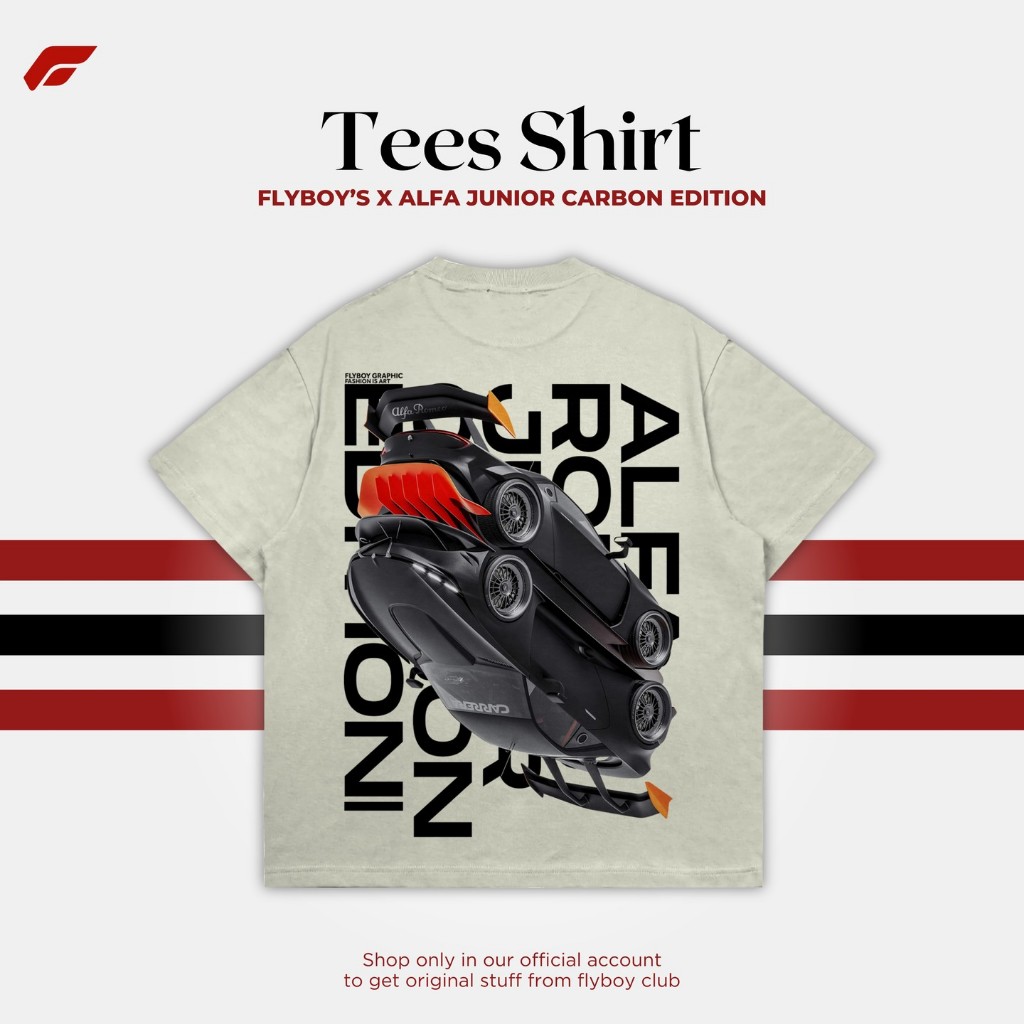 Áo thun ALFA JUNIOR CARBON EDITION - FlyboyStudio - Áo thun Oversize