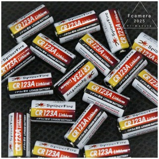 Pin CR123A SpiderFire 3V 1200mAh , CR P2 , LR44, Pin 2CR5 chế , cr2 chế, giá rẻ , dùng cho máy ảnh