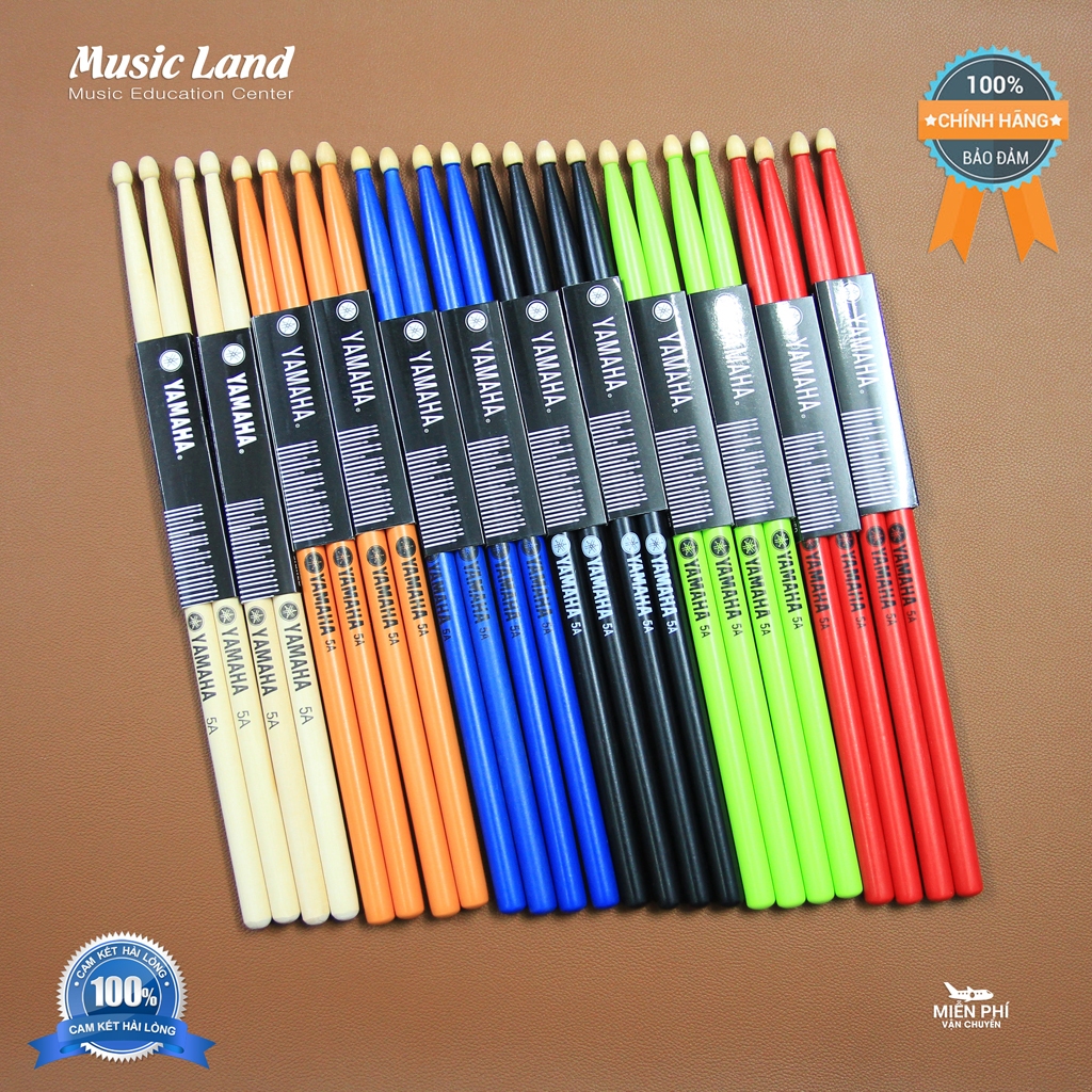 Dùi Trống Yamaha 5A Chính Hãng Gỗ Tốt