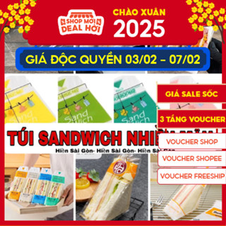 Túi sandwich, túi tam giác đựng bánh Sandwich 95-100c