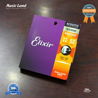 Dây Đàn Guitar Acoustic Elixir 11027 Chính Hãng Của Mỹ Âm Thanh Ấm và Sáng