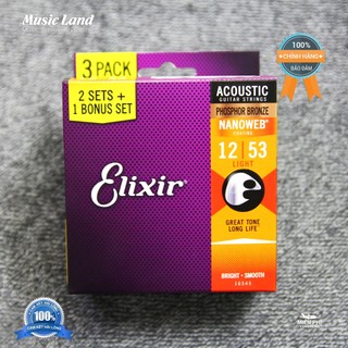 Dây đàn guitar acoutics elixir 16545 - chính hãng